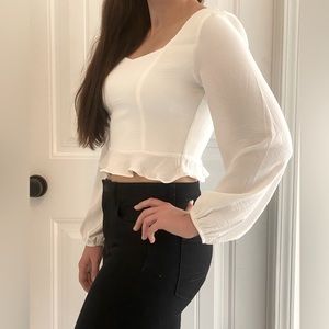 ALTER’D STATE - NWT long sleeve peplum top